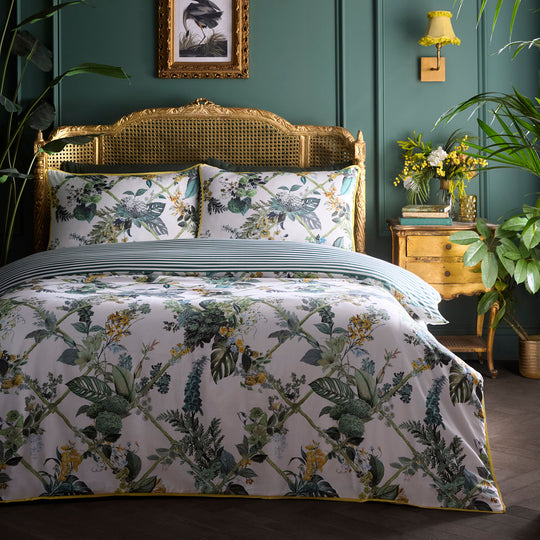 Cotswold Fantasia Duvet Cover Set in Green