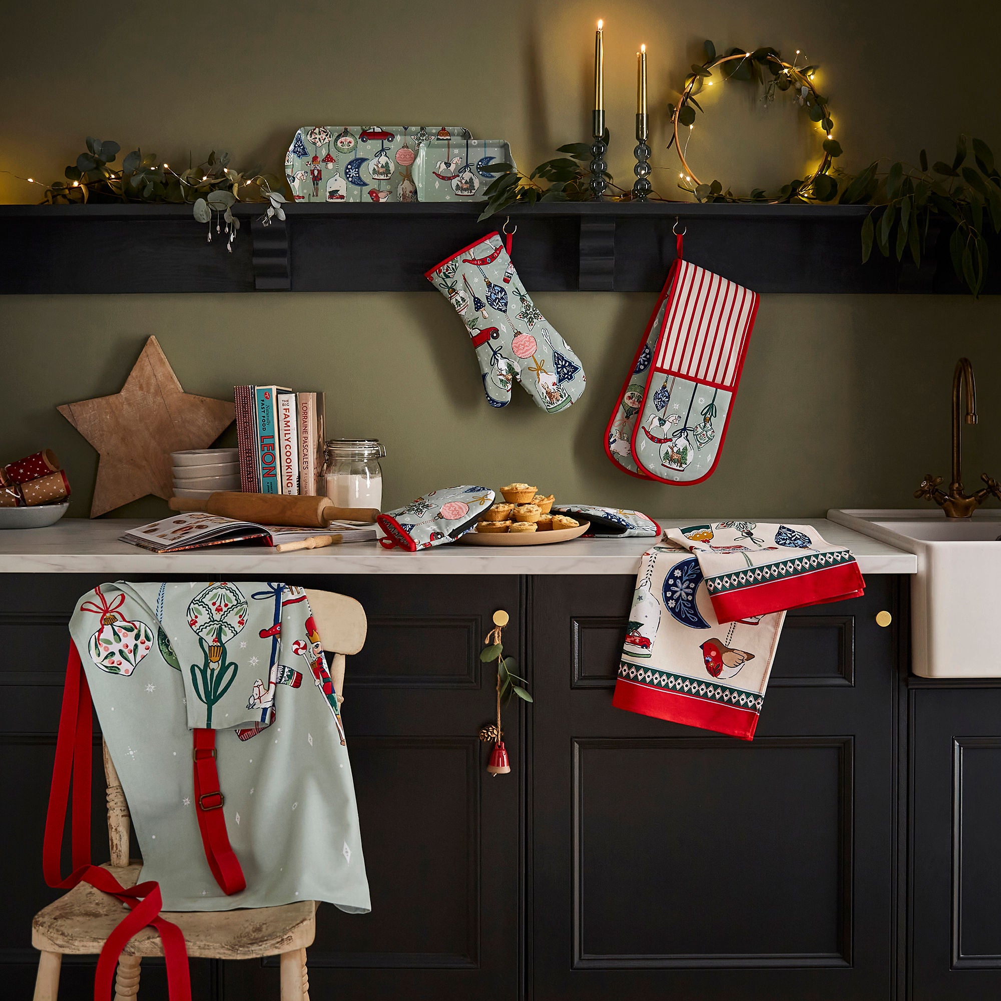Ulster Weavers Christmas Ornaments Table Runner One Size in Multi - Table Runners - Ulster Weavers