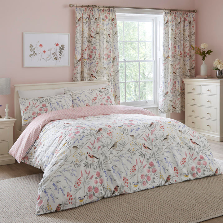 Caraway Duvet Cover Set by Dreams & Drapes Design in Pink - Duvet Cover Set - Dreams & Drapes Design