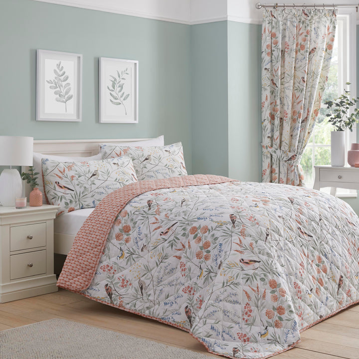 Caraway Bedspread by Dreams & Drapes Design in Terracotta 200cm X 230cm - Bedspread - Dreams & Drapes Design