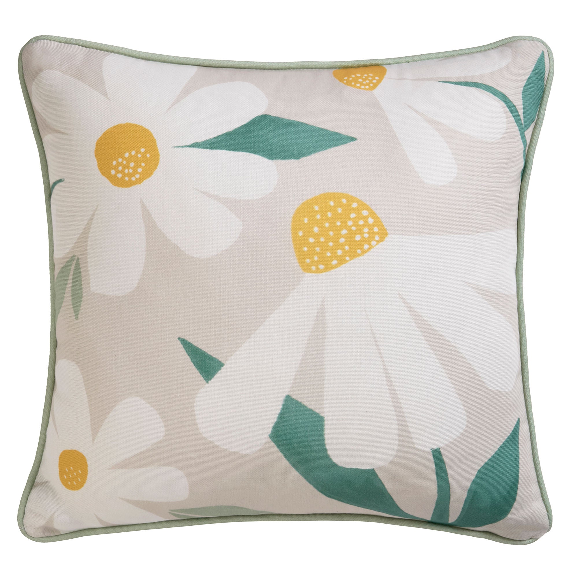 Daisy Cushion by Fusion in Natural 43 x 43cm - Cushion - Fusion