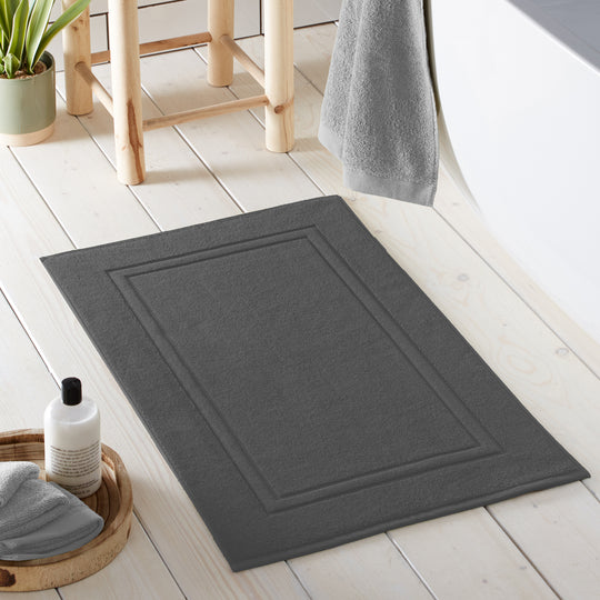 Abode Eco Bath Mat in Charcoal 50 x 80cm