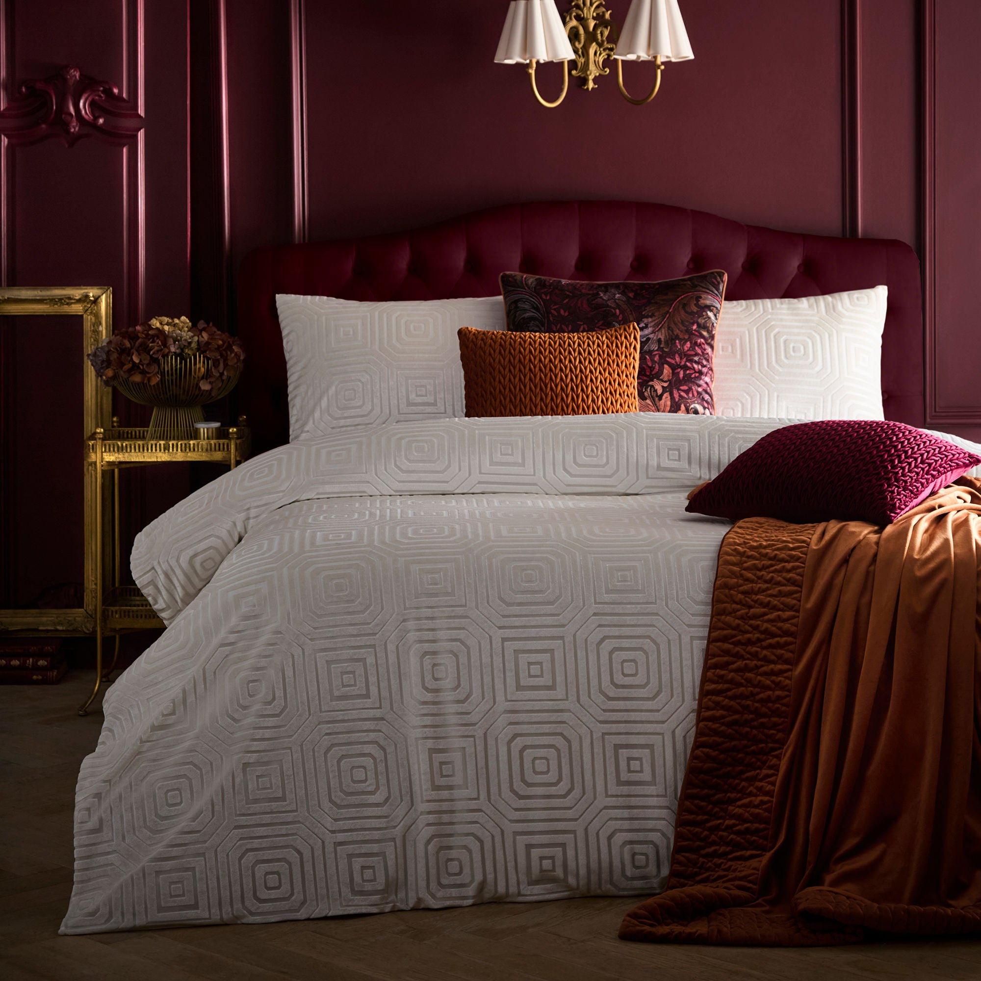 Emile Duvet Cover Set in Cream
