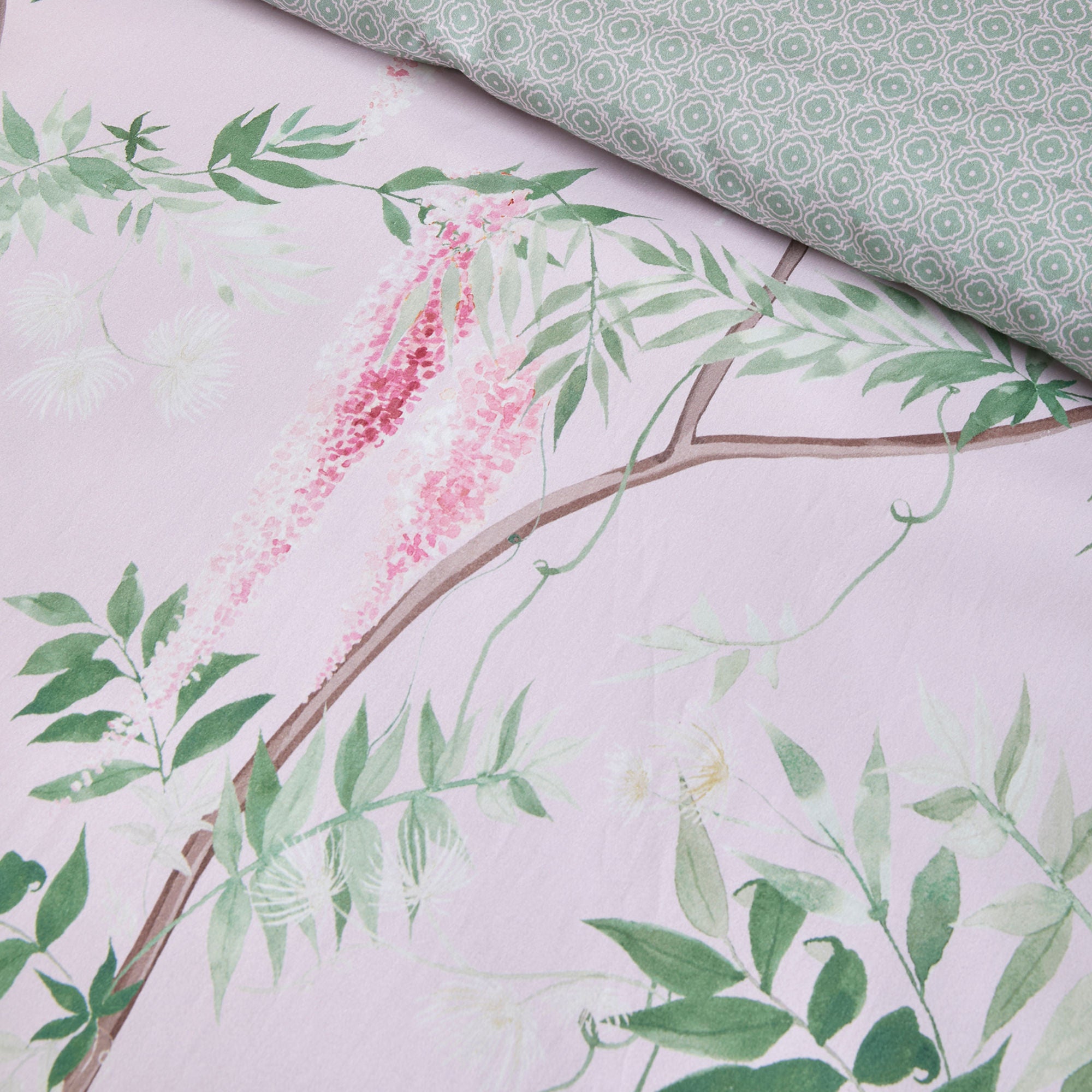 Enya Duvet Cover Set by Soiree in Pink - Duvet Cover Set - Soiree