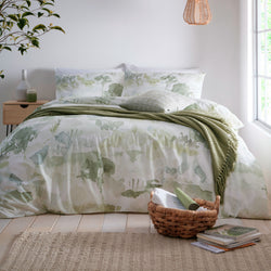 Edale Duvet Cover Set by Appletree Loft in Green - Duvet Cover Set - Appletree Loft
