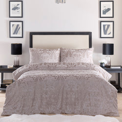 Firenza Duvet Cover Set by Laurence Llewelyn-Bowen in Linen - Duvet Cover Set - Laurence Llewelyn-Bowen