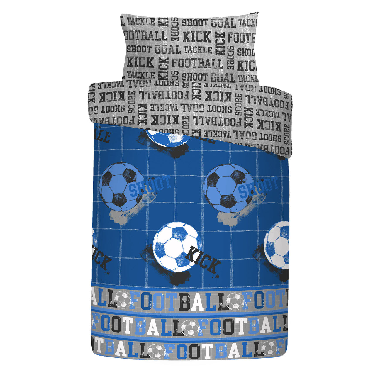 American Football Rugby Ball Print Pattern Duvet Cover Bedding Set