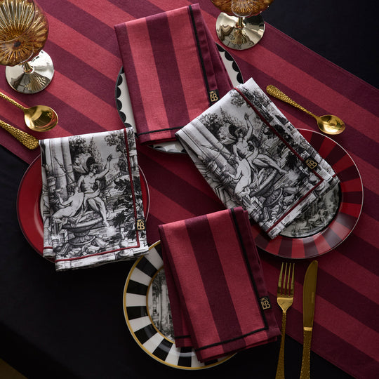 Festivo Napkins 4 Pack in Red