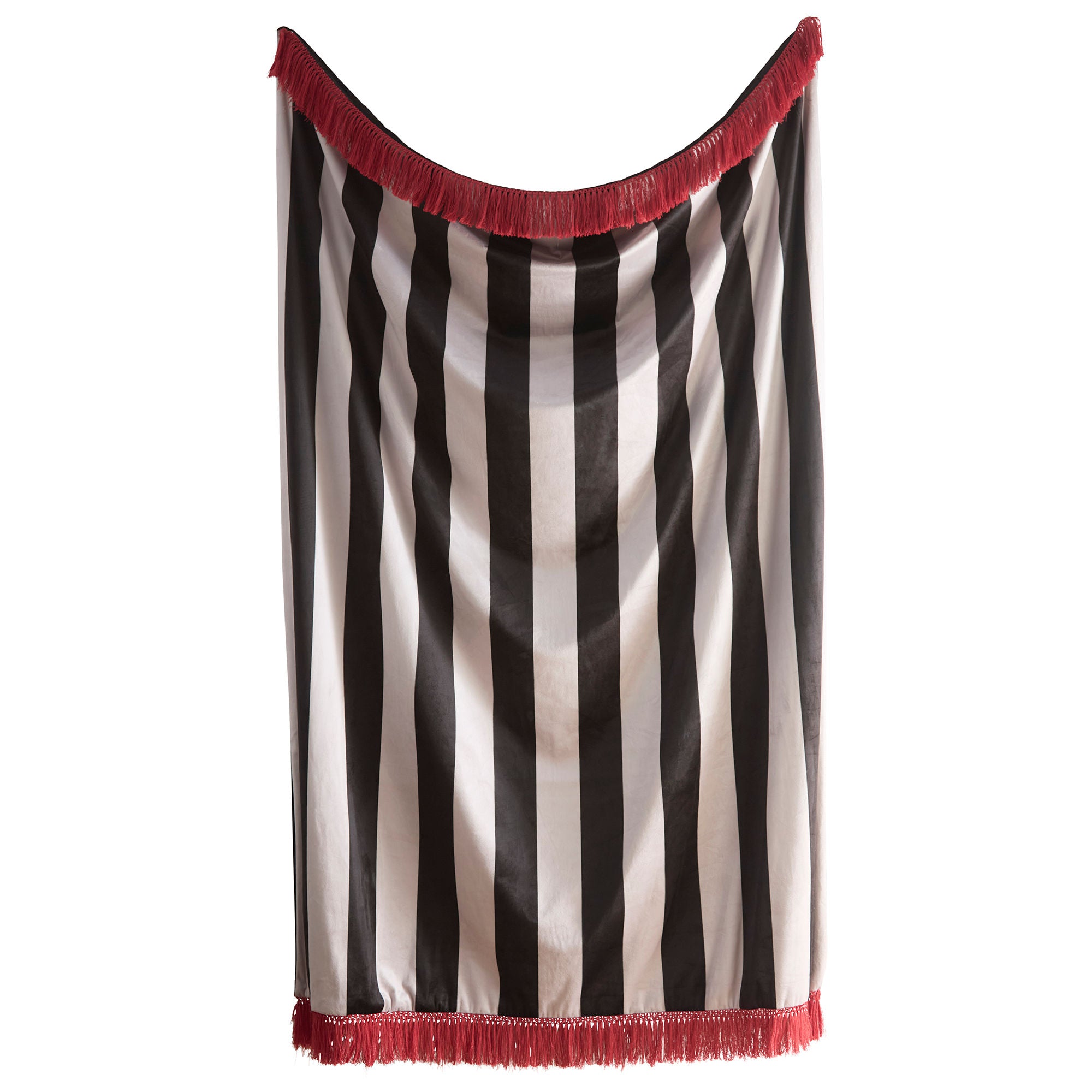 Festivo Stripe Throw in Black 130 x 180cm