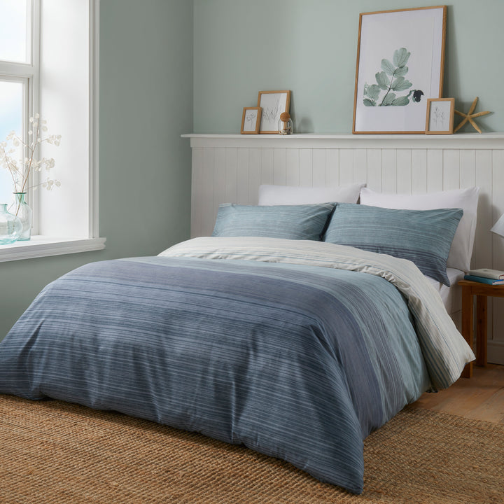 Fairhaven Duvet Cover Set by Fusion in Blue - Duvet Cover Set - Fusion