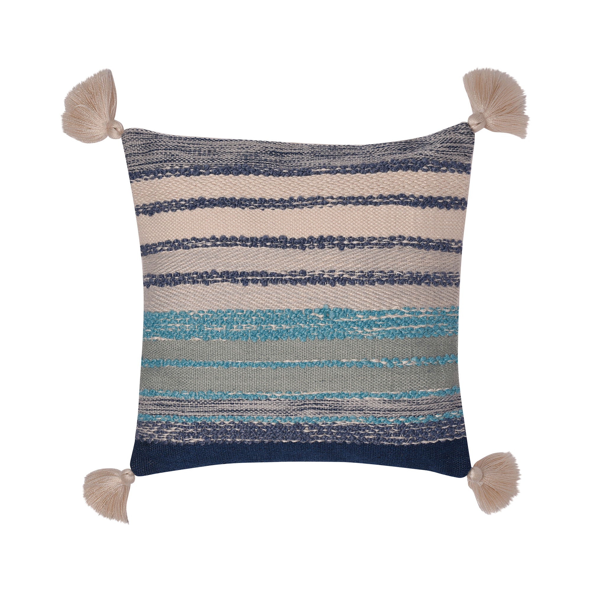 Grayson Outdoor Cushion by Drift Home in Blue 43 x 43cm - Cushion - Drift Home