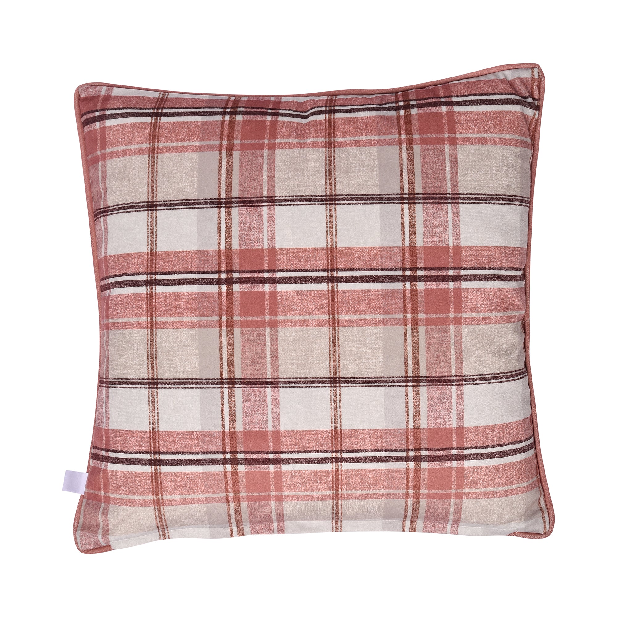 Hanson Highland Cow Cushion by Dreams & Drapes Lodge in Terracotta 43 x 43cm - Cushion - Dreams & Drapes Lodge