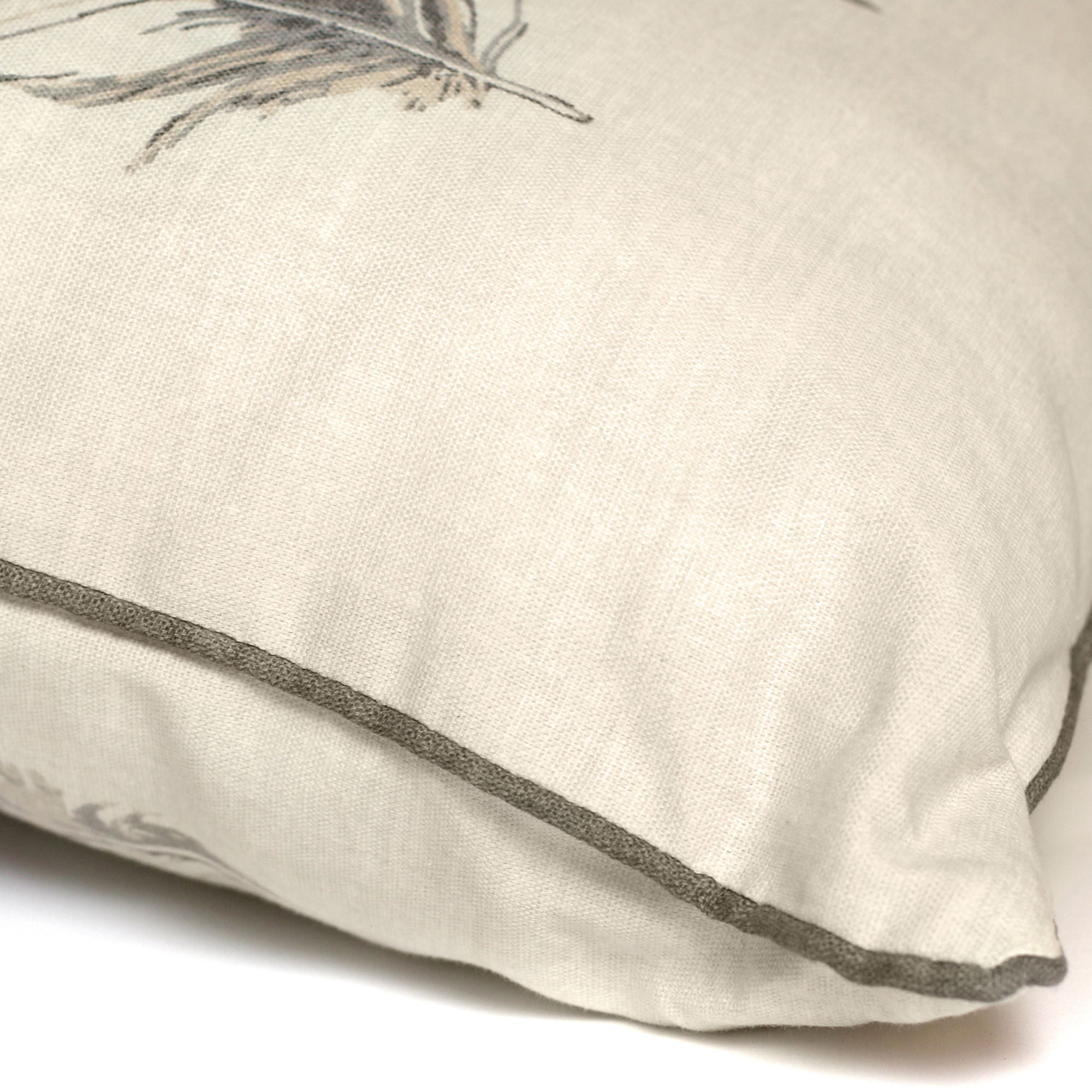 Idaho Cushion by Fusion in Charcoal 43 x 43cm - Cushion - Fusion