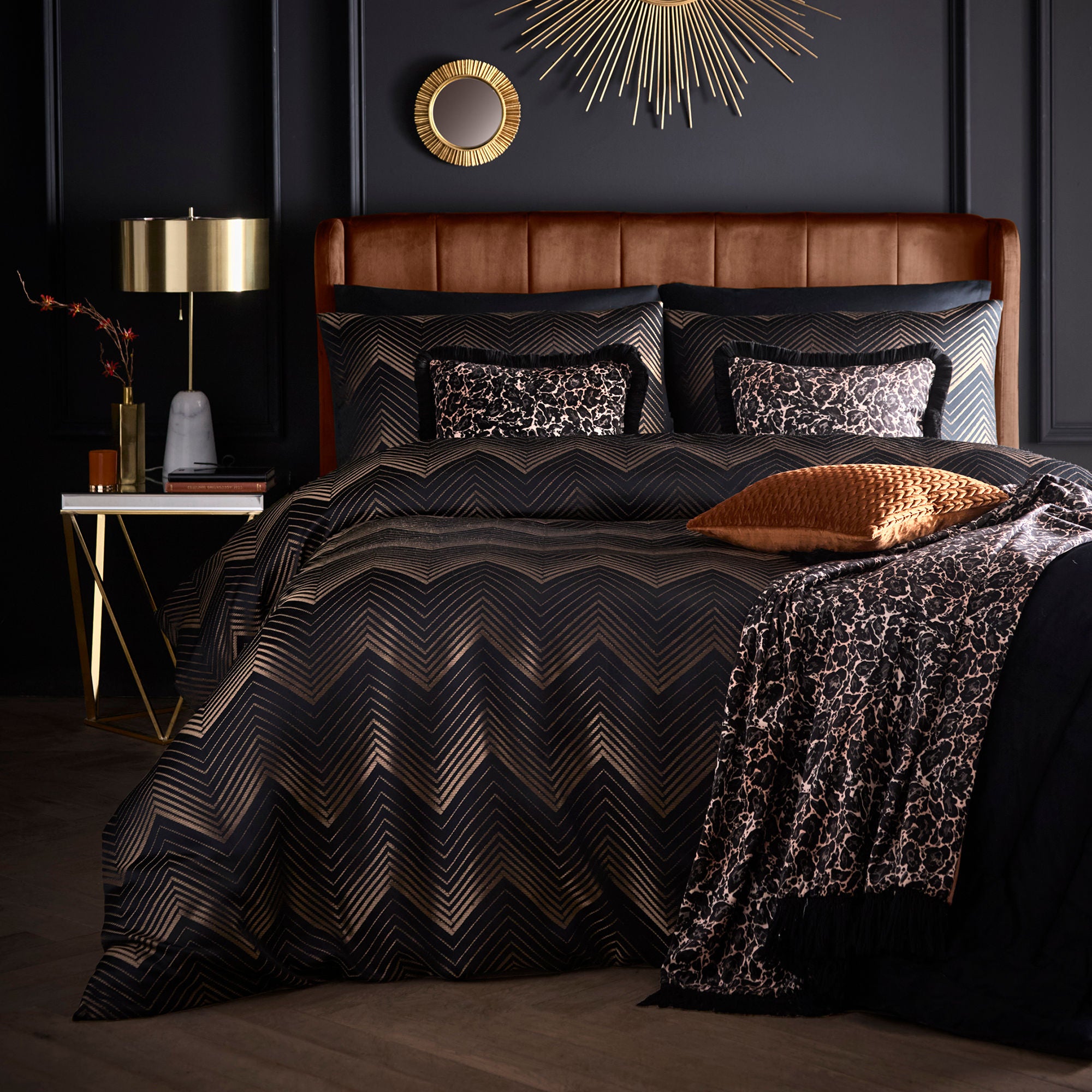 Josephine Cushion in Gold 43 x 43cm