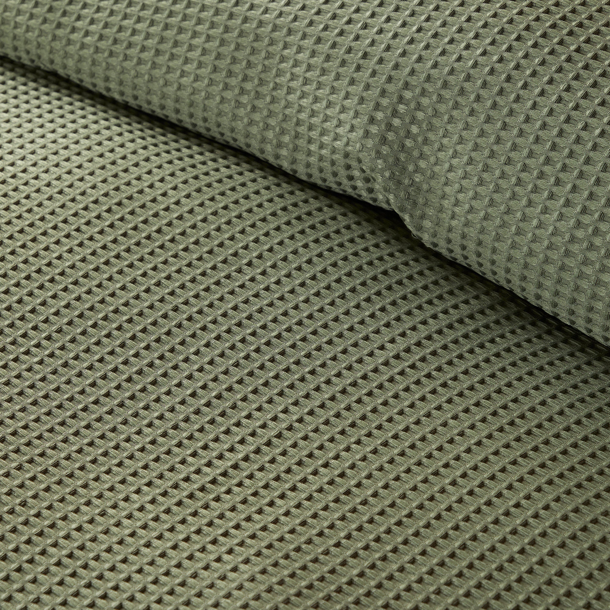 Lindly Duvet Cover Set by Serene in Dark Green - Duvet Cover Set - Serene