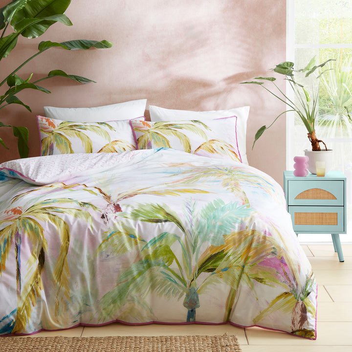 Leilani Duvet Cover Set by Appletree Style in Green - Duvet Cover Set - Appletree Style