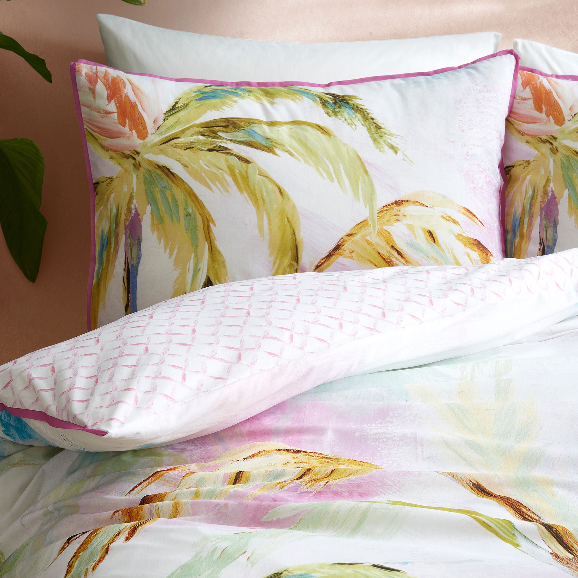 Leilani Duvet Cover Set by Appletree Style in Green - Duvet Cover Set - Appletree Style