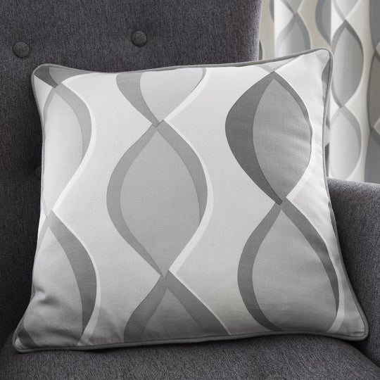 Lennox Cushion in Grey 43 x 43cm