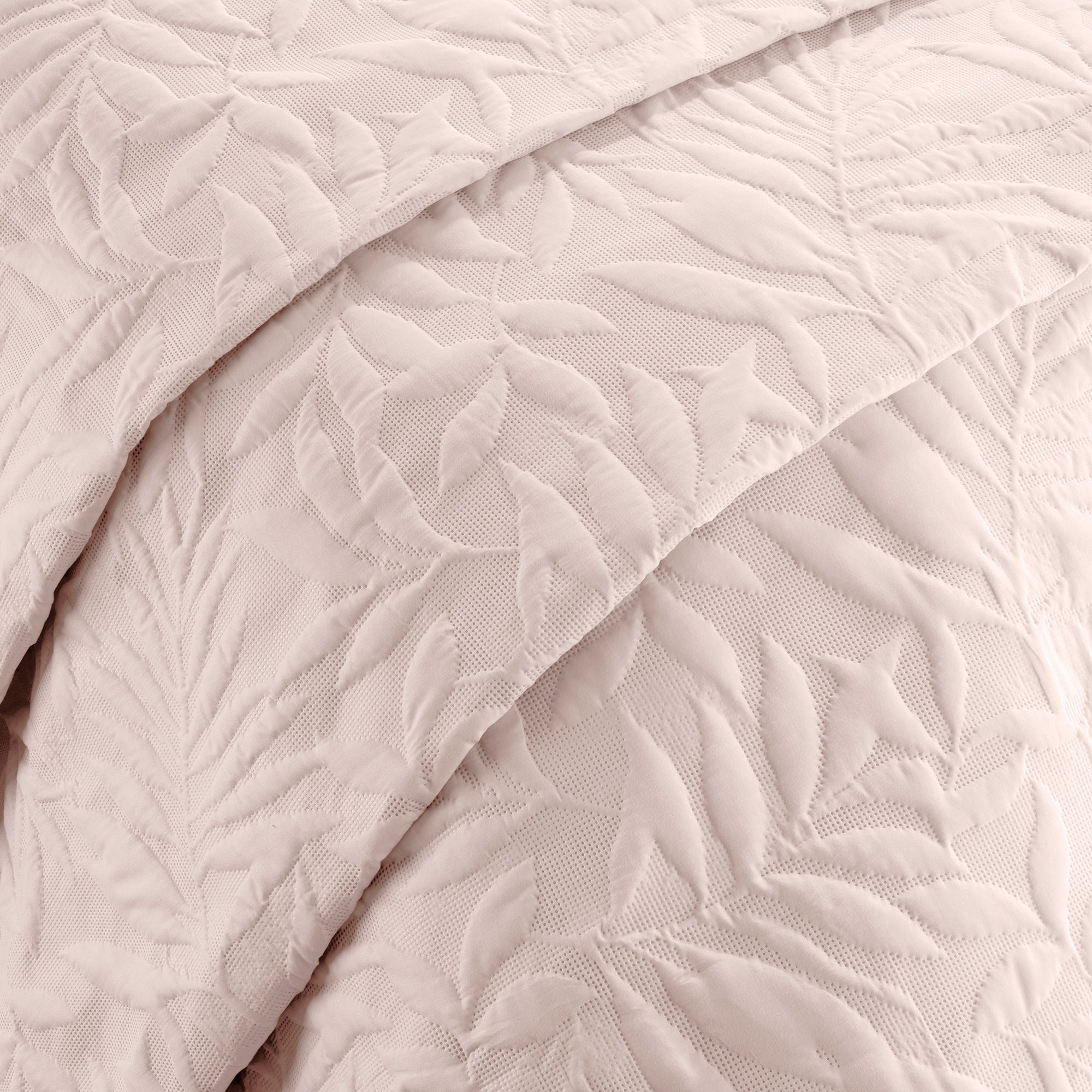 Luana Bedspread by Serene in Blush 230cm X 200cm - Bedspread - Serene