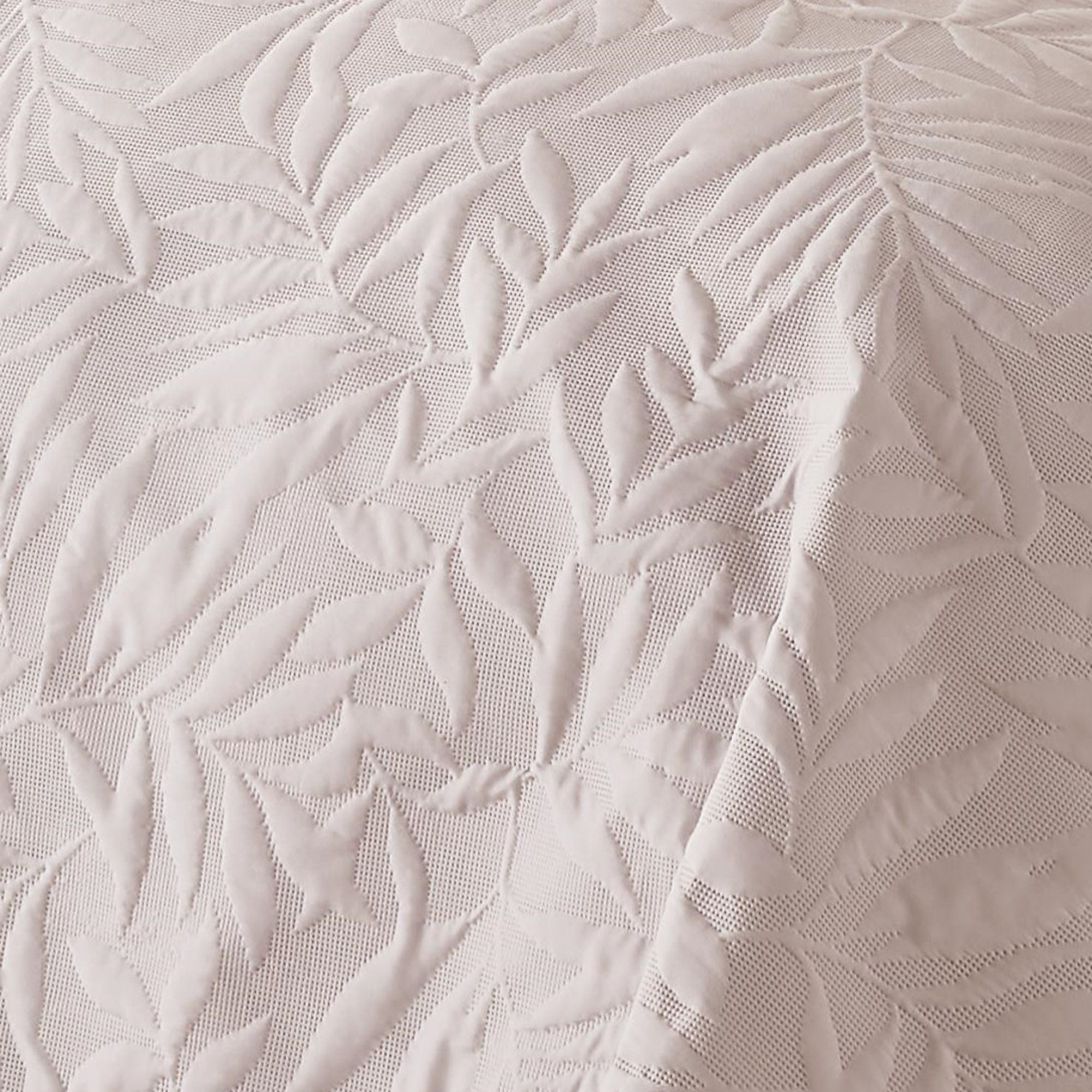 Luana Bedspread by Serene in Blush 230cm X 200cm - Bedspread - Serene