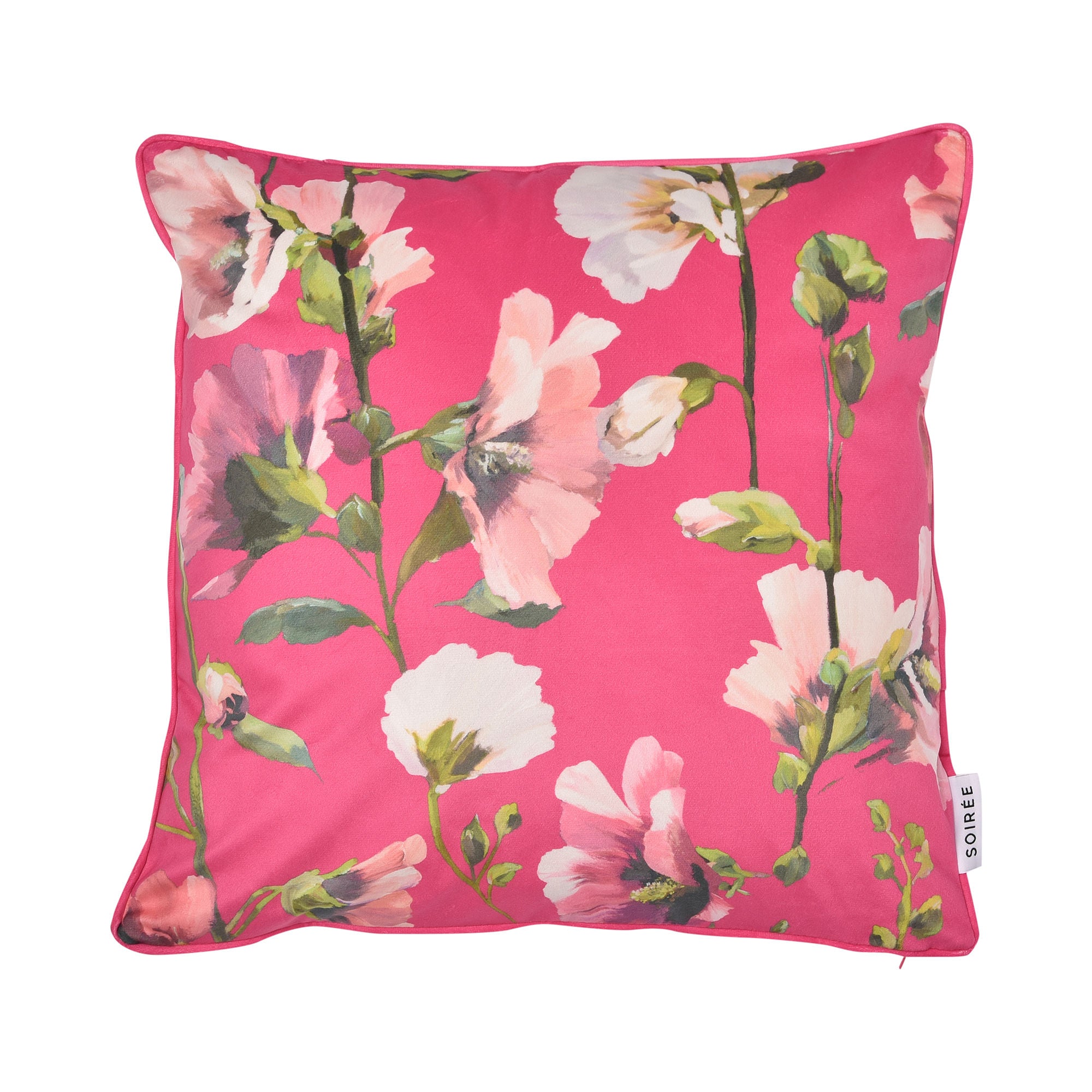 Layla Cushion by Soiree in Pink 43 x 43cm - Cushion - Soiree