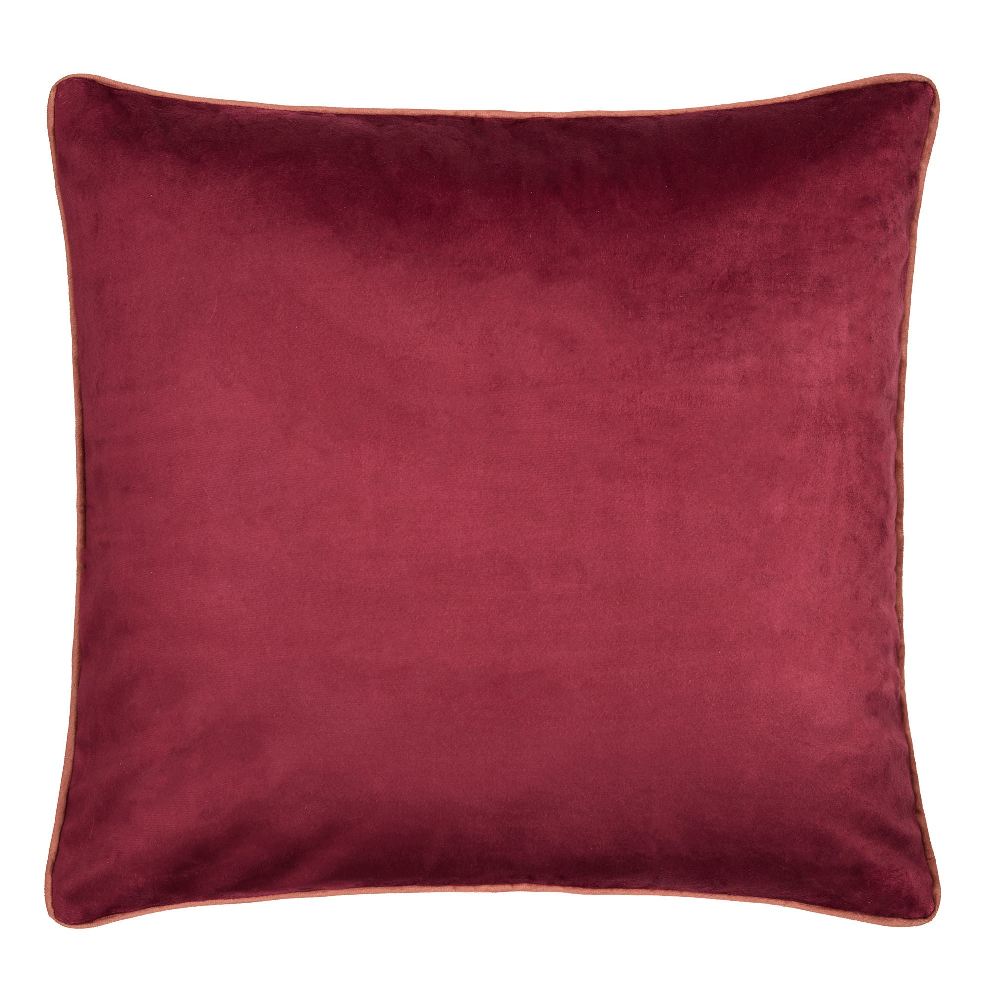 Morris Major Chintz Cushion in Burgundy 55 x 55cm