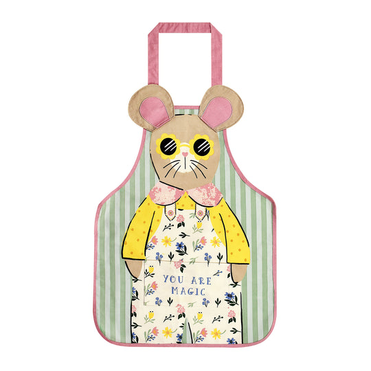 Maisy Mouse Kids Shaped PVC Apron in Multicolour