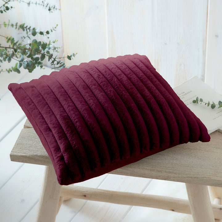 Morritz Cushion in Burgundy 43 x 43cm - Cushion - Appletree