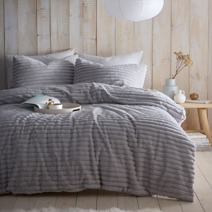 Morritz Duvet Cover Set in Grey - Duvet Cover Set - Appletree