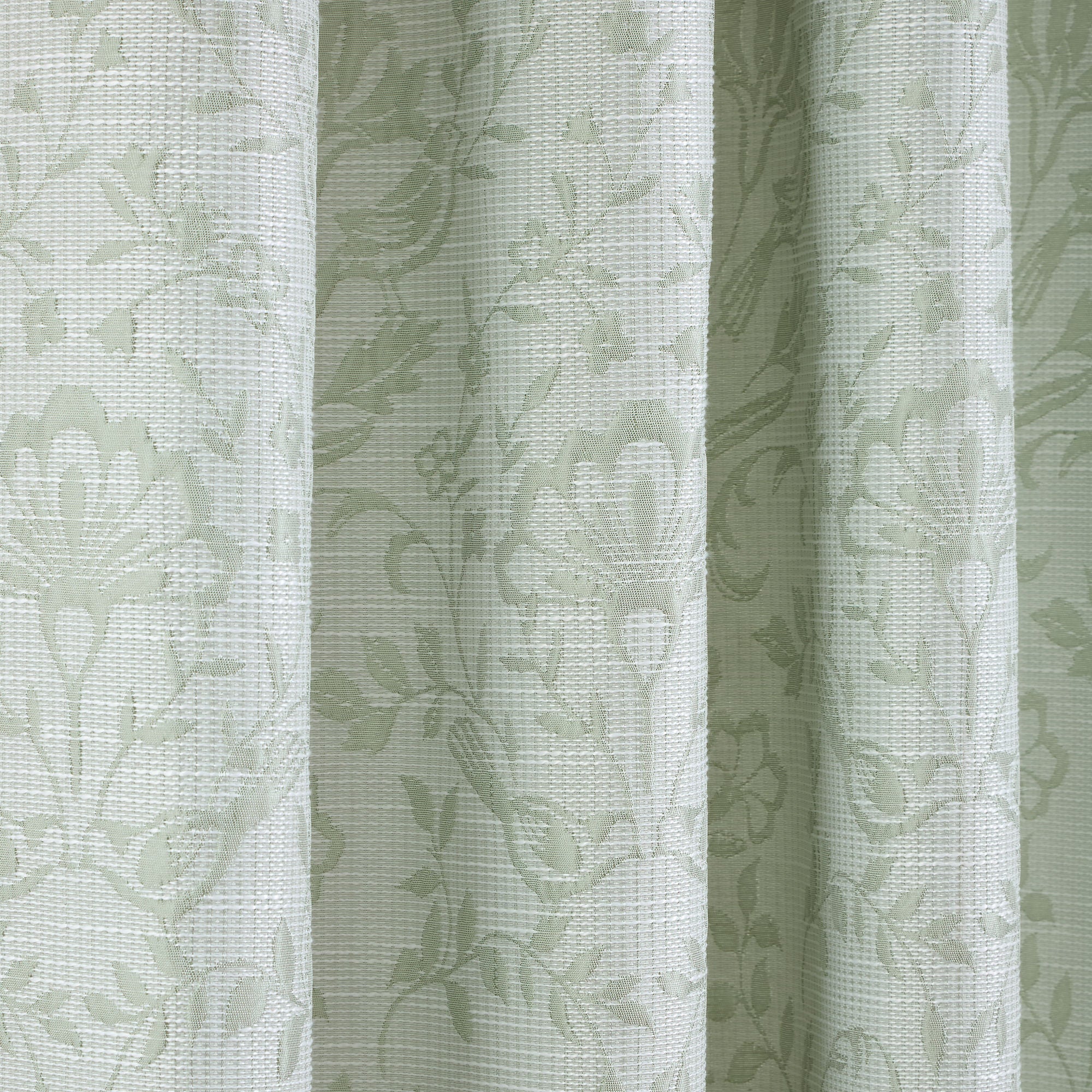 Marple Pair of Eyelet Curtains by Curtina in Sage Green - Pair of Eyelet Curtains - Curtina