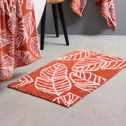Matteo Bath Mat by Fusion Bathroom in Terracotta 50 x 80cm