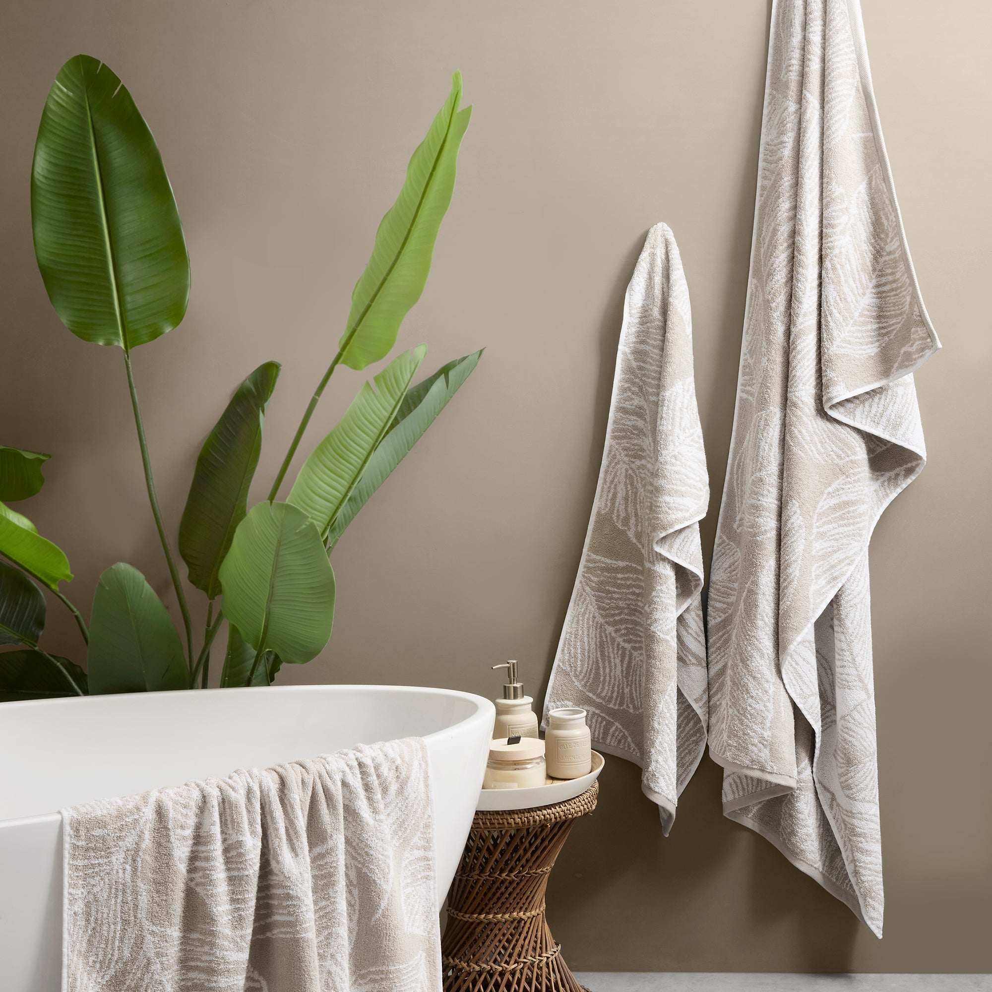 Matteo Towels by Fusion Bathroom in Natural - Towels - Fusion Bathroom