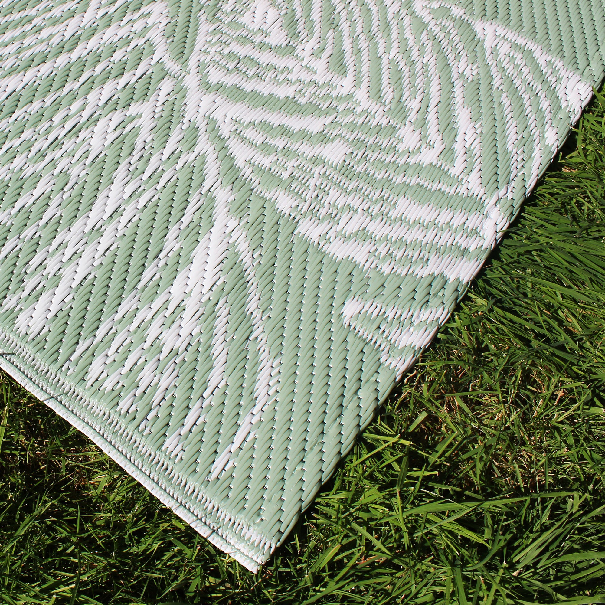 Matteo Outdoor Rug by Fusion in Green 120 x 170cm - Outdoor Rug - Fusion