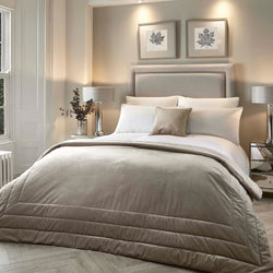 Melanie Bedspread by Soiree in Linen 150cm x 220cm - Bedspread - Soiree