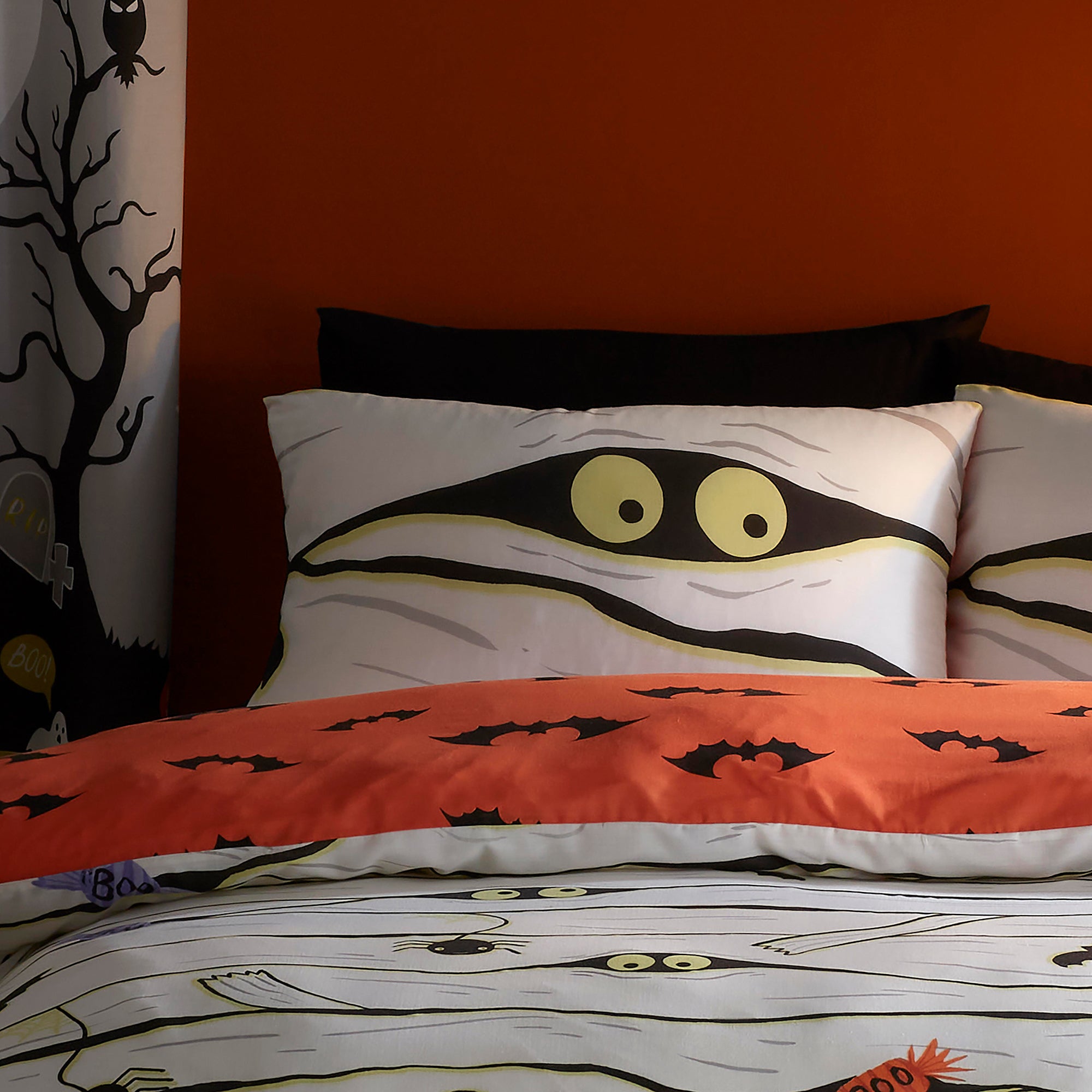 Mummy Duvet Cover Set by Bedlam in White - Duvet Cover Set - Bedlam