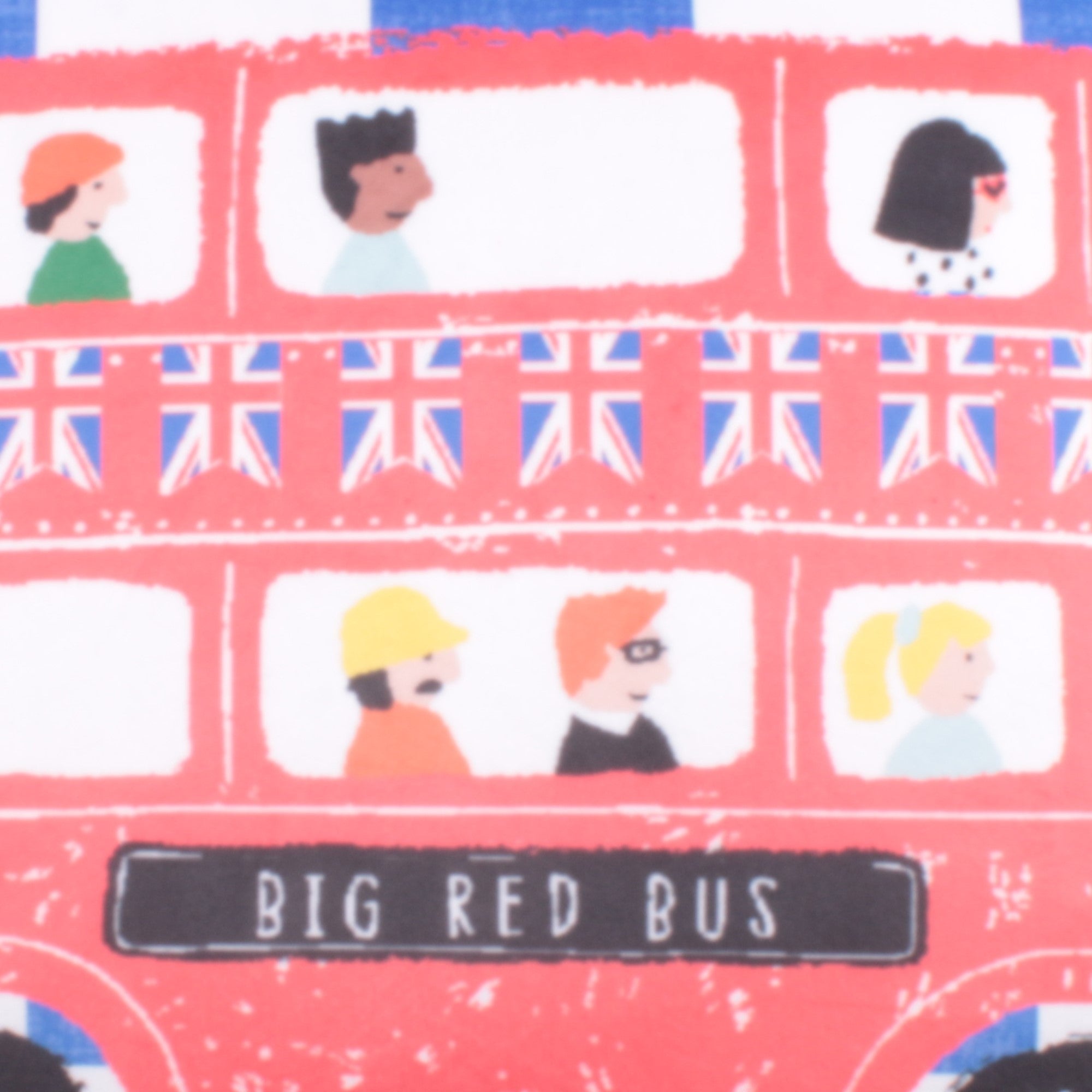 On The Move Cushion by Bedlam in Blue 43 x 43cm - Cushion - Bedlam