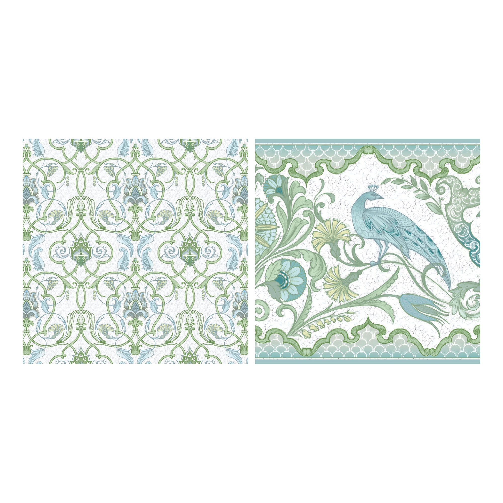 Palm Court Napkins 4 Pack in Green
