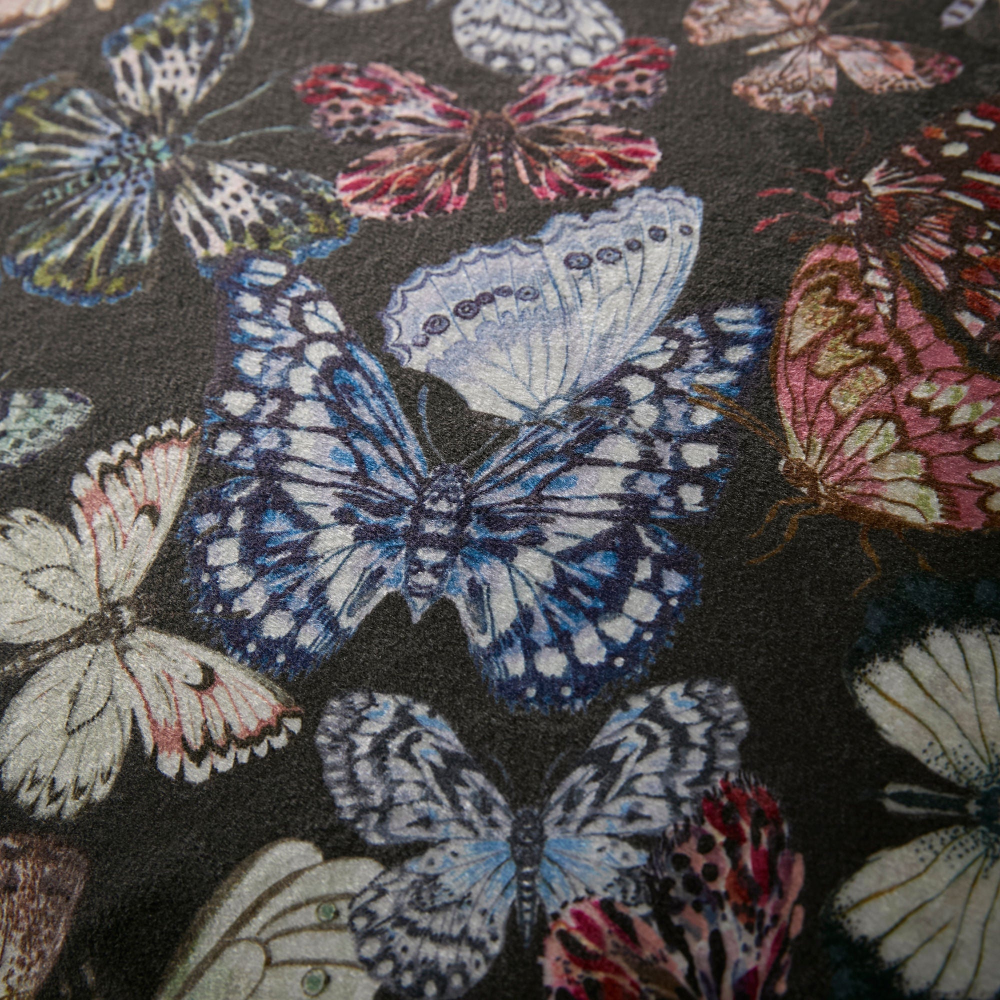 Papillon Duvet Cover Set in Charcoal - Duvet Cover Set - Soiree