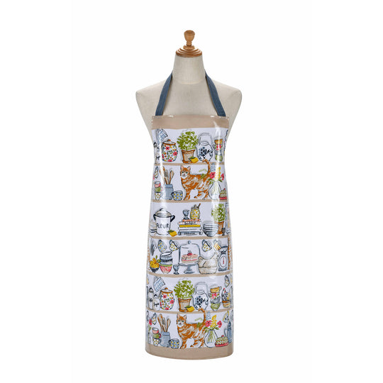 Pantry Cats PVC Apron in Multicolour