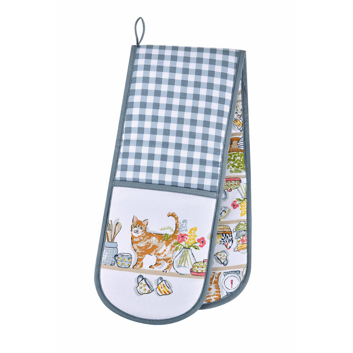 Ulster Weavers Pantry Cats Double Oven Glove One Size in Multi - Double Oven Glove - Ulster Weavers