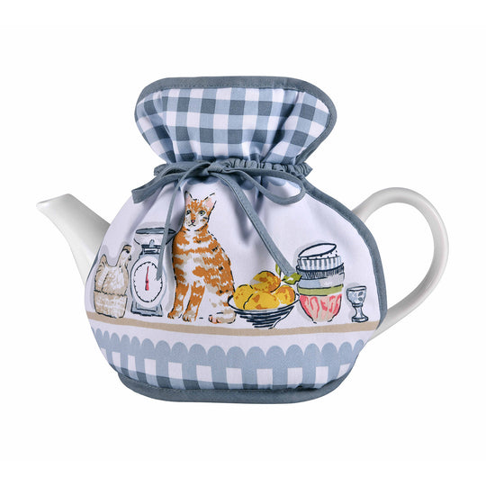 Pantry Cats Tea Cosy Muff in Multicolour