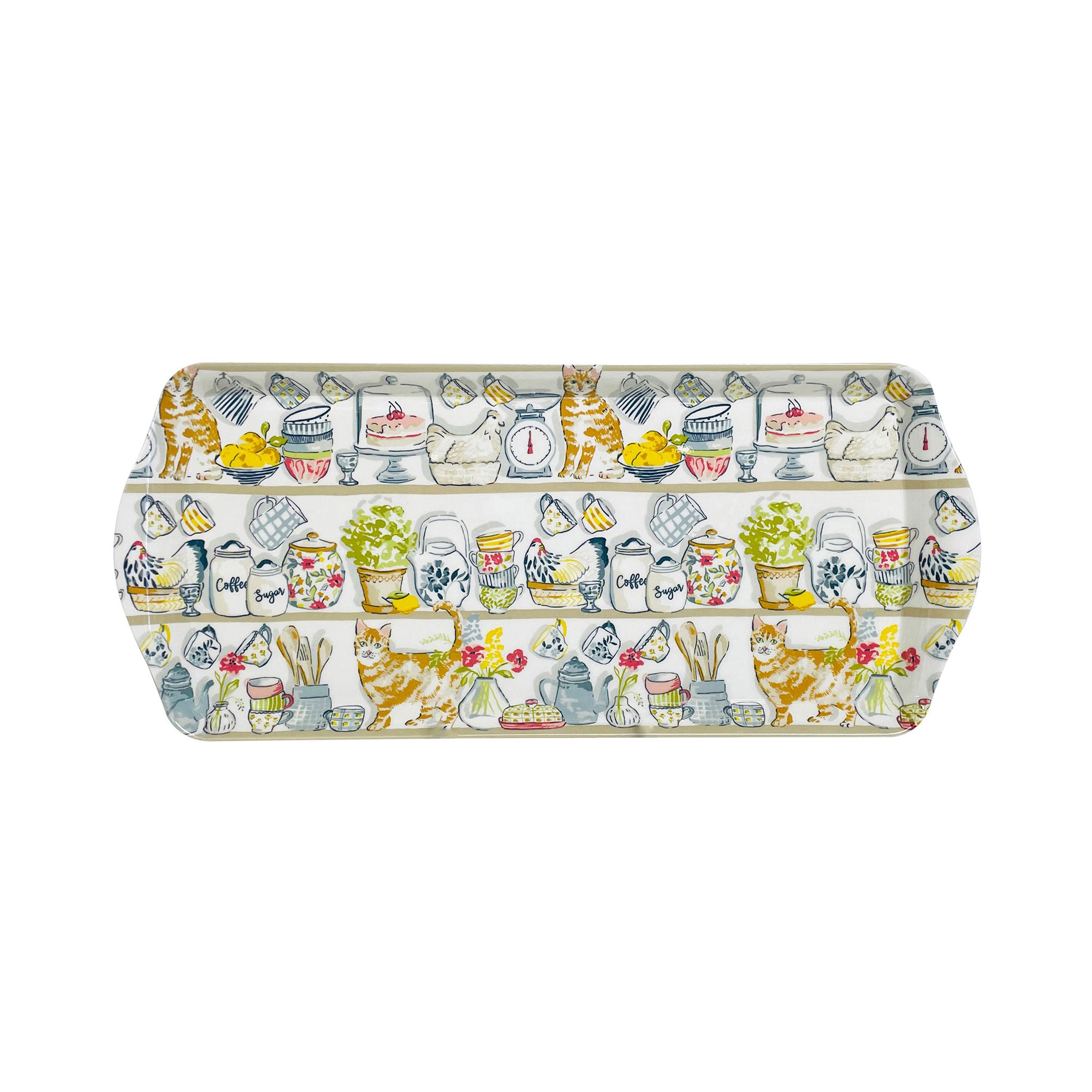 Ulster Weavers Pantry Cats Tray - Small One Size in Multi - Tray - Ulster Weavers