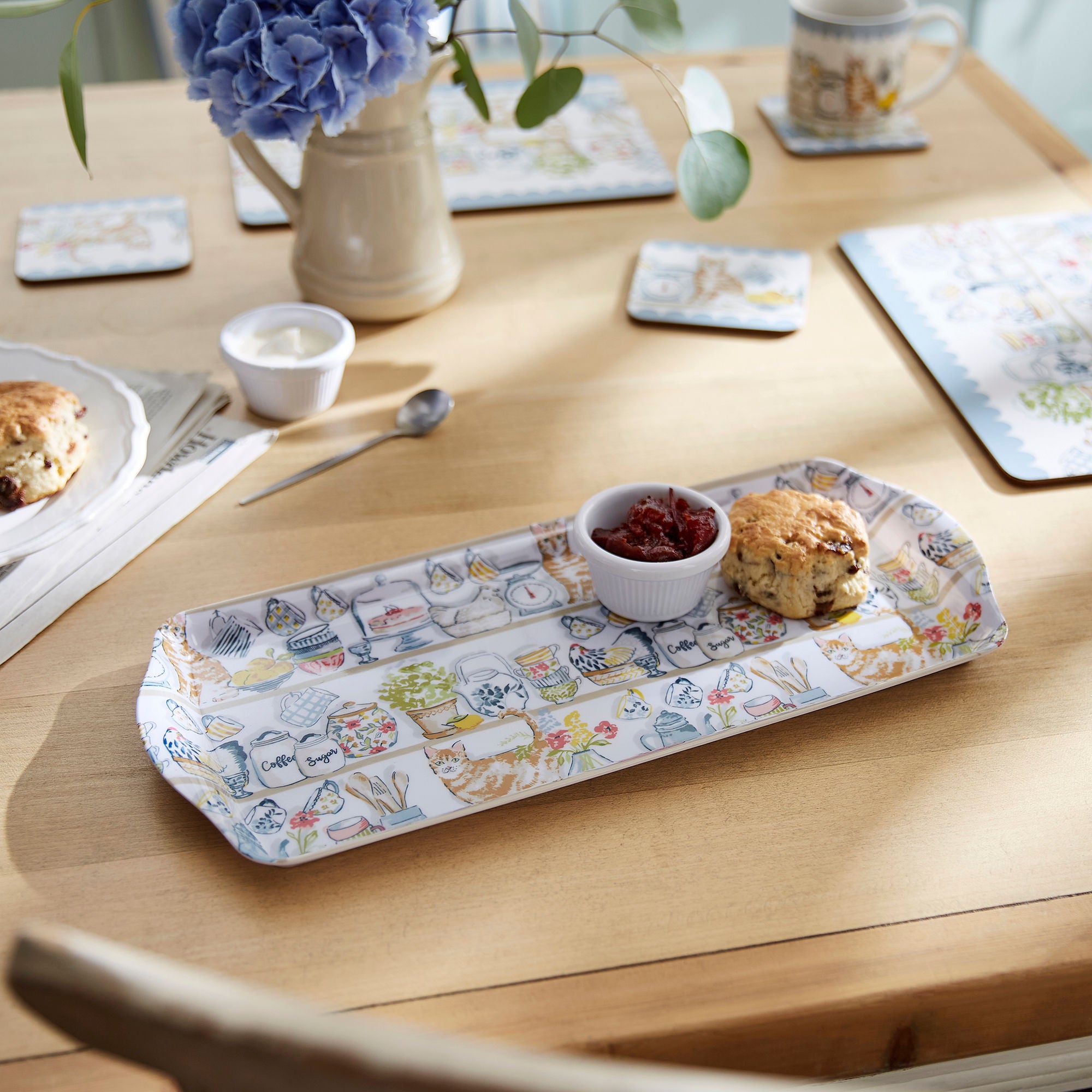 Ulster Weavers Pantry Cats Tray - Small One Size in Multi - Tray - Ulster Weavers