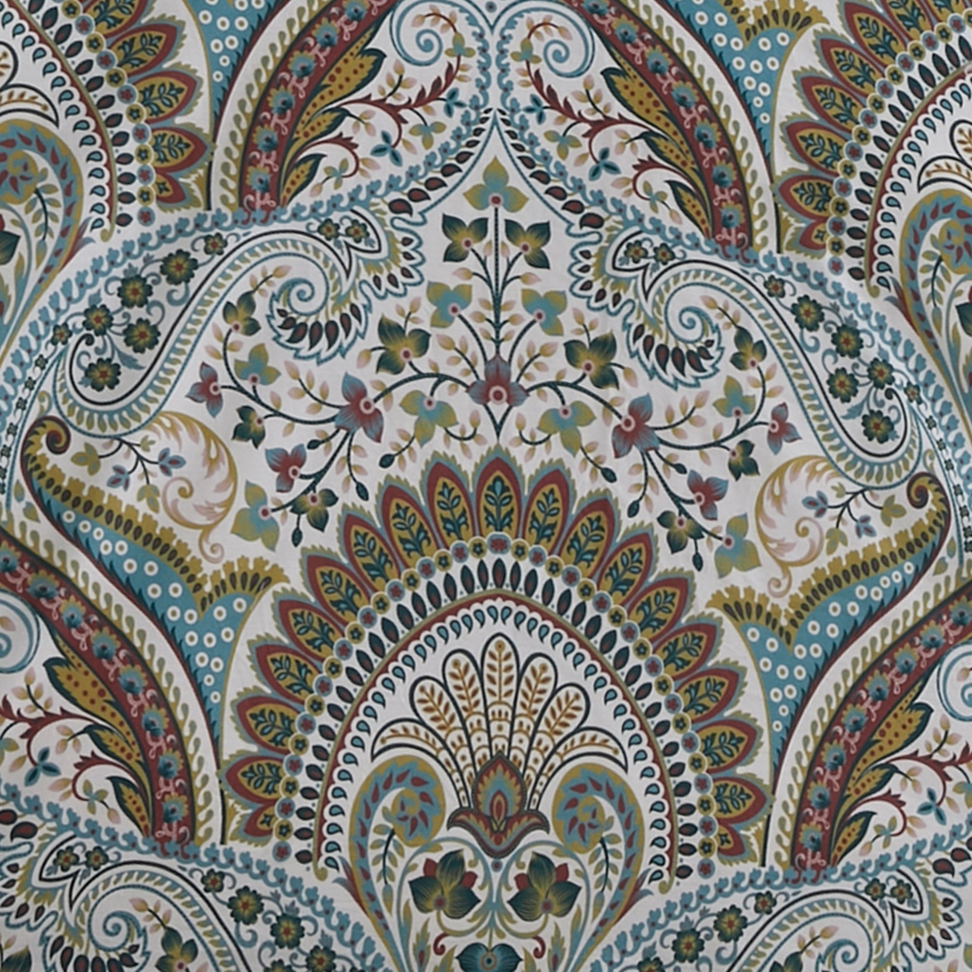 Palais Duvet Cover Set by Dreams & Drapes Design in Teal - Duvet Cover Set - Dreams & Drapes Design