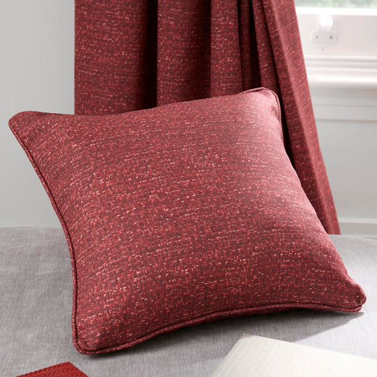 Pembrey Cushion in Red 43 x 43cm