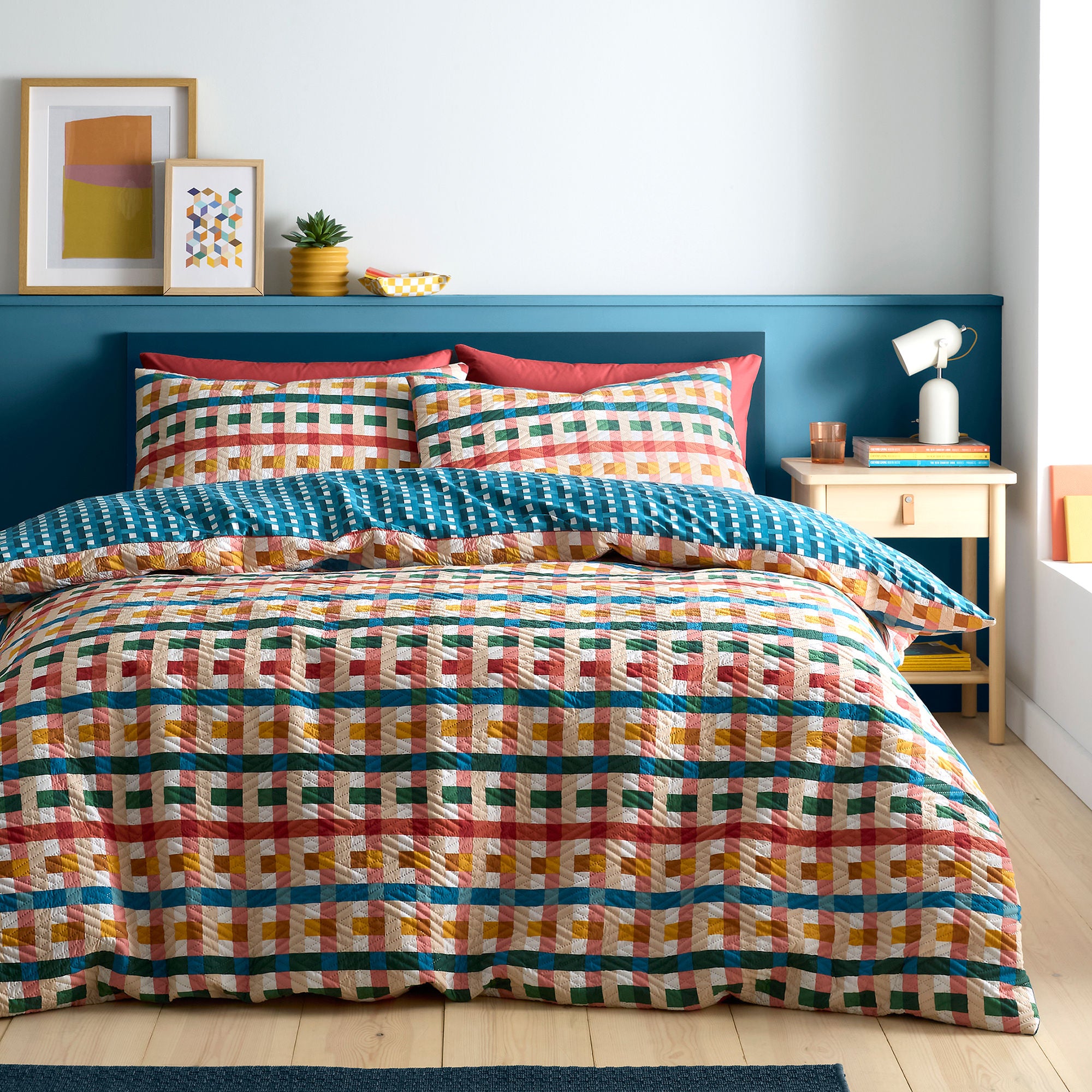 Rhett Duvet Cover Set in Multicolour - Duvet Cover Set - Fusion