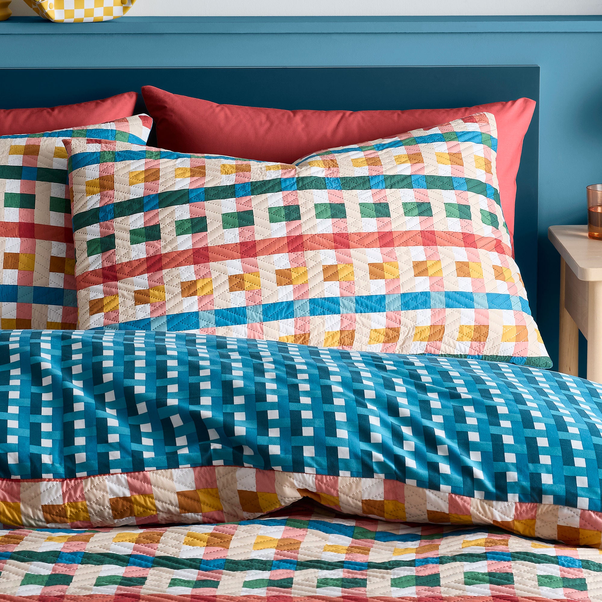 Rhett Duvet Cover Set in Multicolour - Duvet Cover Set - Fusion