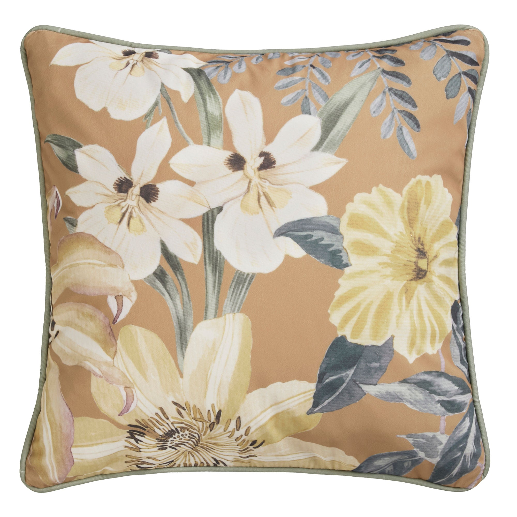 Sagara Cushion by Soiree in Gold 43 x 43cm - Cushion - Soiree