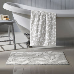 Sandringham Bath Mat by Dreams & Drapes Bathroom in Grey - Bath Mat - Dreams & Drapes Bathroom