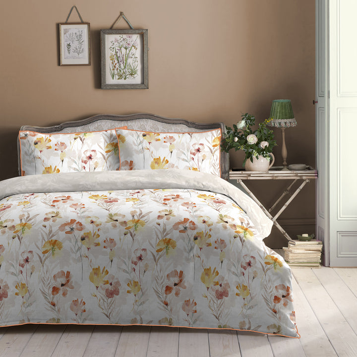 Sienna Duvet Cover Set by Appletree Promo in Gold - Duvet Cover Set - Appletree Promo